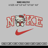 Nike Hk2701 Embroidery File 6 sizes