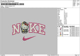 Nike Hk Graduate Embroidery File 6 sizes