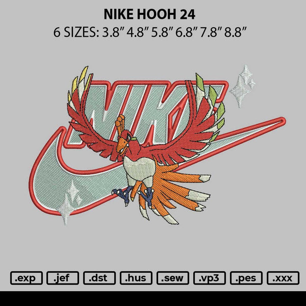 Nike Hooh 24 Embroidery File 6 sizes