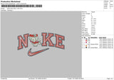 Nike Hk Xmas Embroidery File 6 sizes