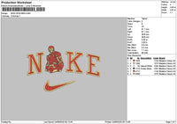 Nike Iron 2409 Embroidery File 6 sizes