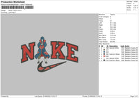 Nike Itachi Swoosh Embroidery File 5 sizes