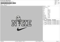 Nike Jack V2 Embroidery File 6 sizes