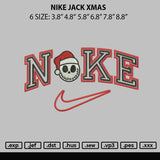 Nike Jack Xmas Embroidery File 6 sizes