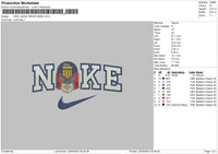 Nike Judge Dredd Embroidery File 6 sizes