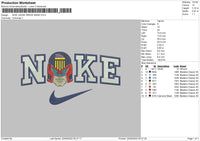 Nike Judge Dredd Embroidery File 6 sizes