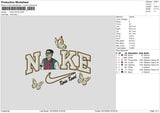 Nike Kevin Embroidery File 6 sizes