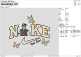 Nike Kevin Embroidery File 6 sizes