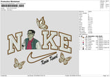 Nike Kevin Embroidery File 6 sizes