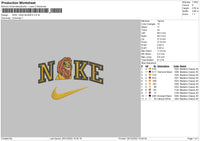 Nike K Musafa Embroidery File 6 sizes