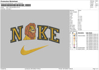 Nike K Musafa Embroidery File 6 sizes