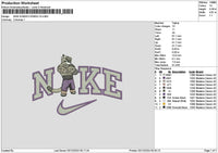 Nike Tiger 0212 Embroidery File 6 sizes