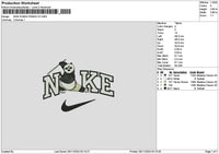 Nike Panda 01 Embroidery File 6 sizes