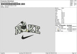 Nike Panda 01 Embroidery File 6 sizes