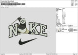 Nike Panda 01 Embroidery File 6 sizes