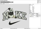Nike Panda 01 Embroidery File 6 sizes