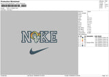 Nike Goat Head Embroidery File 6 sizes