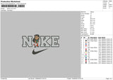 Nike Lilo Embroidery File 5 sizes
