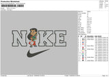 Nike Lilo Embroidery File 5 sizes