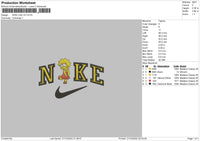 Nike Lisa V2 Embroidery File 6 sizes