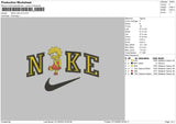 Nike Lisa V2 Embroidery File 6 sizes