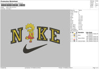 Nike Lisa V2 Embroidery File 6 sizes