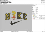 Nike Lisa V2 Embroidery File 6 sizes
