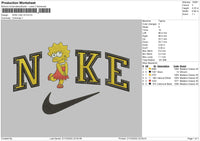 Nike Lisa V2 Embroidery File 6 sizes
