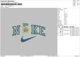 Nike Lite Beer Embroidedry File 6 sizes