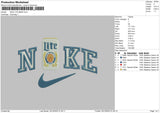 Nike Lite Beer Embroidedry File 6 sizes
