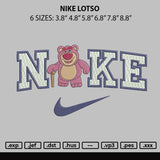 Nike Lotso Embroidery File 6 sizes