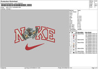 Nike Luffy0212 Embroidery File 6 sizes