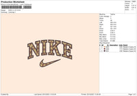 Nike Lv V2 Embroidery File 4 size