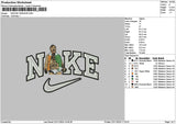 Nike Gregor Embroidery File 6 sizes