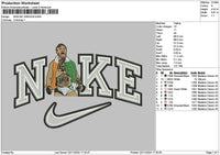 Nike Gregor Embroidery File 6 sizes