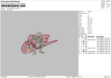 Nike Mewtwo Embroidery File 6 sizes