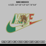 Nike Mexico Embroidery File 6 sizes
