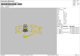 Nike Minion V002 Embroidery File 6 sizes