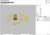 Nike Minion V002 Embroidery File 6 sizes