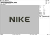 Nike Modern Rounded Embroidery File 4 size