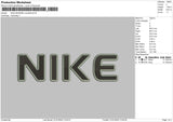 Nike Modern Rounded Embroidery File 4 size