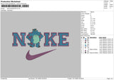 Nike Monster I Embroidery File 6 Sizes