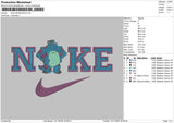 Nike Monster I Embroidery File 6 Sizes