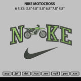 Nike Motocross Embroidery File 6 sizes