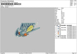 Nike Mudkip Embroidery File 6 sizes