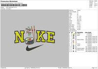 Nike Maki Miso Embroidery File 5 sizes