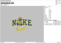 Nike Minion3105 Embroidery File 6 sizes