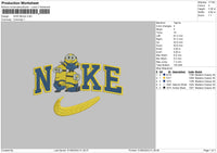 Nike Minion3105 Embroidery File 6 sizes