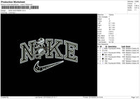 Nike Nightmare Embroidery File 6 sizes