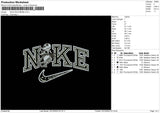 Nike Nightmare Embroidery File 6 sizes